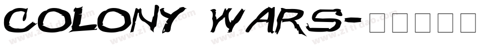 Colony Wars字体转换